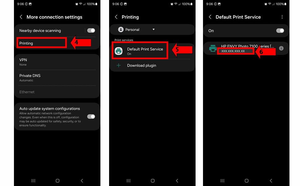 Default Print Service