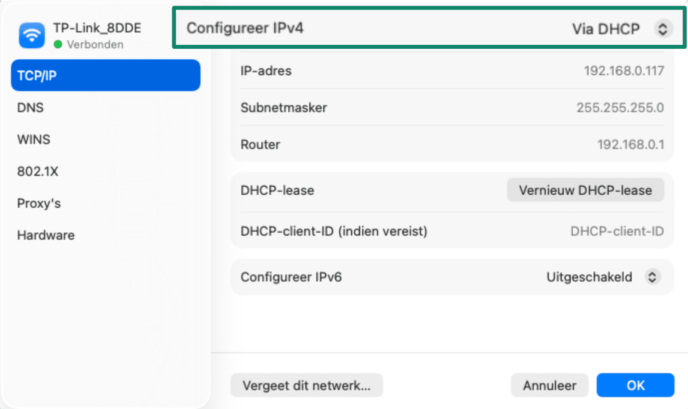 8. Mac Ip Settings Nl