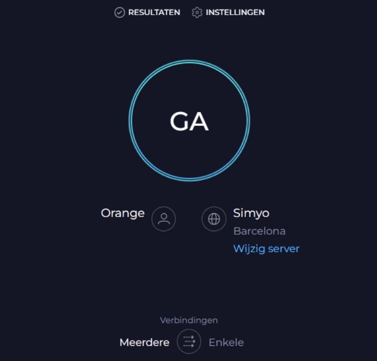 Speedtest.net home page.