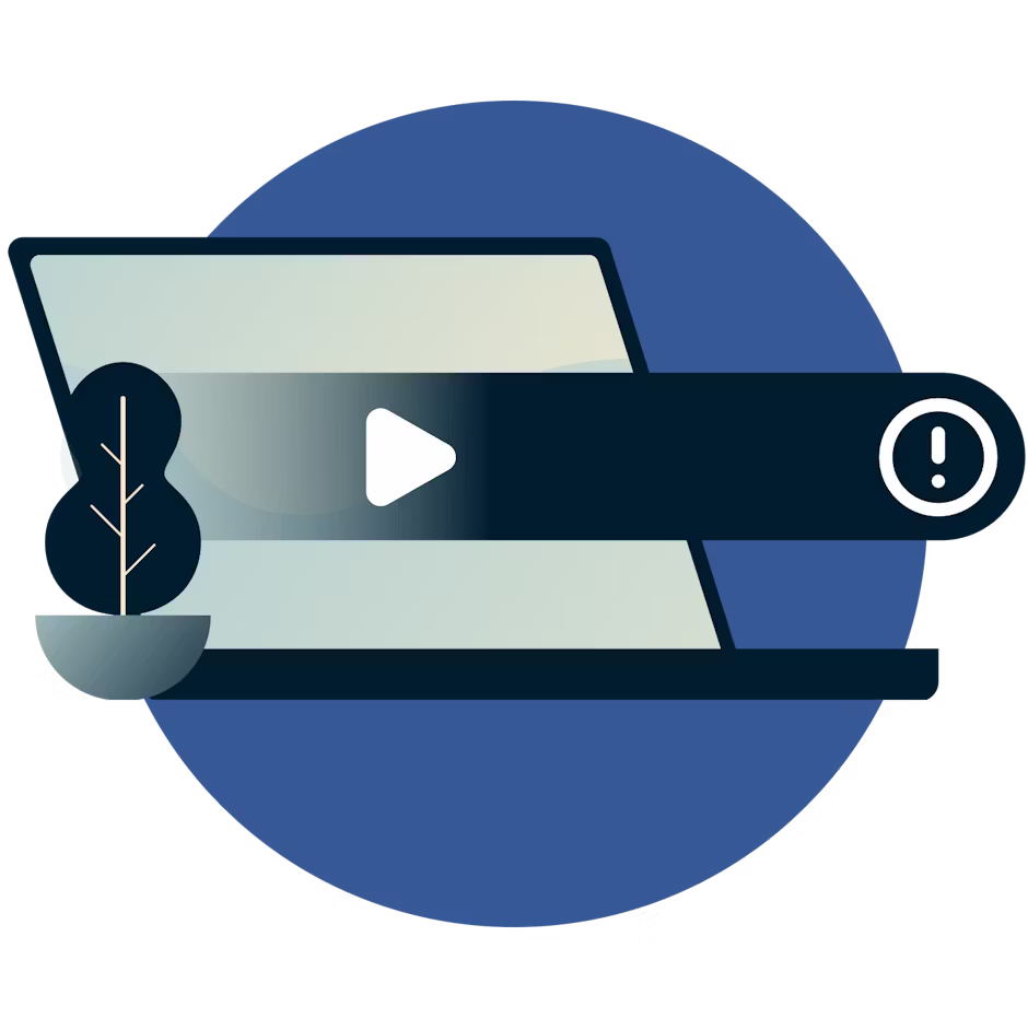 Ordenador portátil con error de juego.