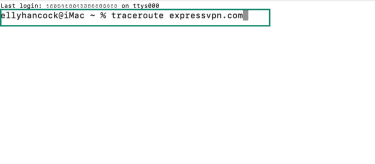 Use traceroute with macOS via Terminal.
