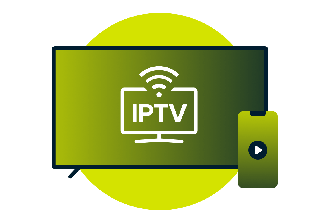 IPTV บนจอภาพทีวี