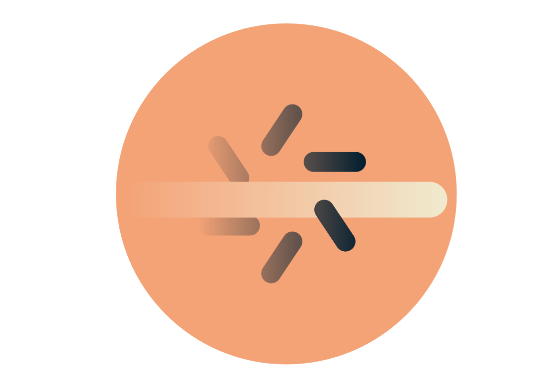 Kiihdyttävä videon play-nappi ja nopeusmittari.