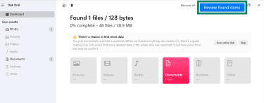 Reviewing found files.