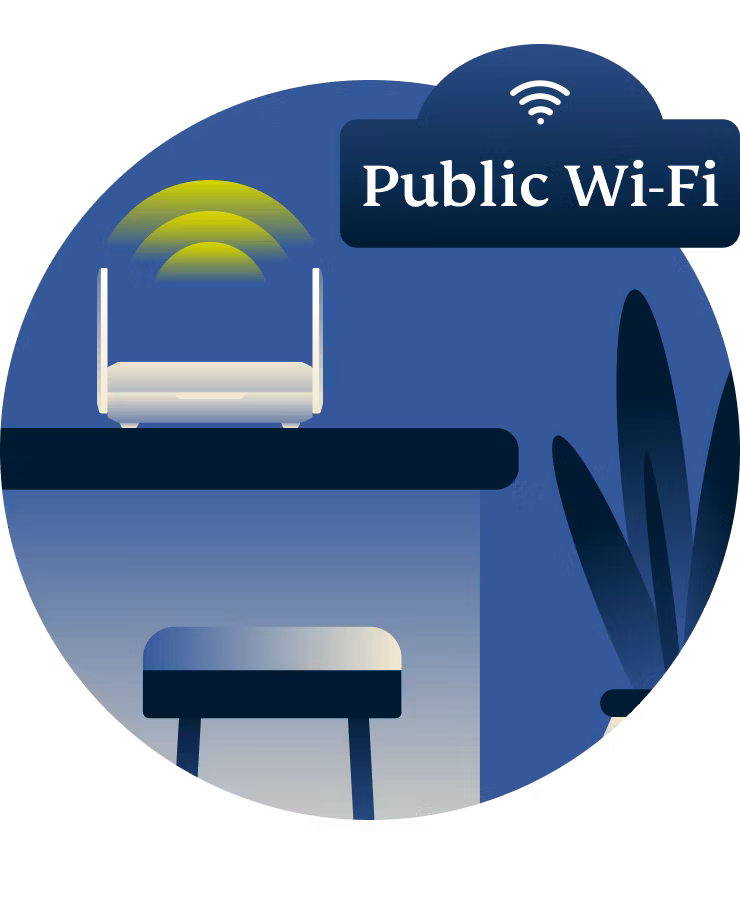 Router Aircove Go na stole