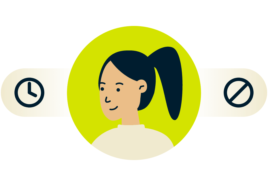 Erweiterter Schutz Kindersicherung Illustration Funktion Internetzugriffszeiten